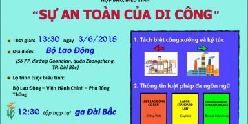 [ HỌP BÁO, BIỂU TÌNH “SỰ AN TOÀN CỦA DI CÔNG” ]